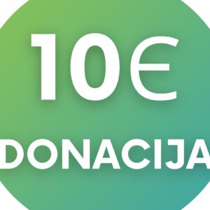 Donacija 10 EUR