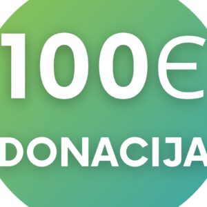 Donacija 100 EUR