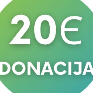 Donacija 20 EUR